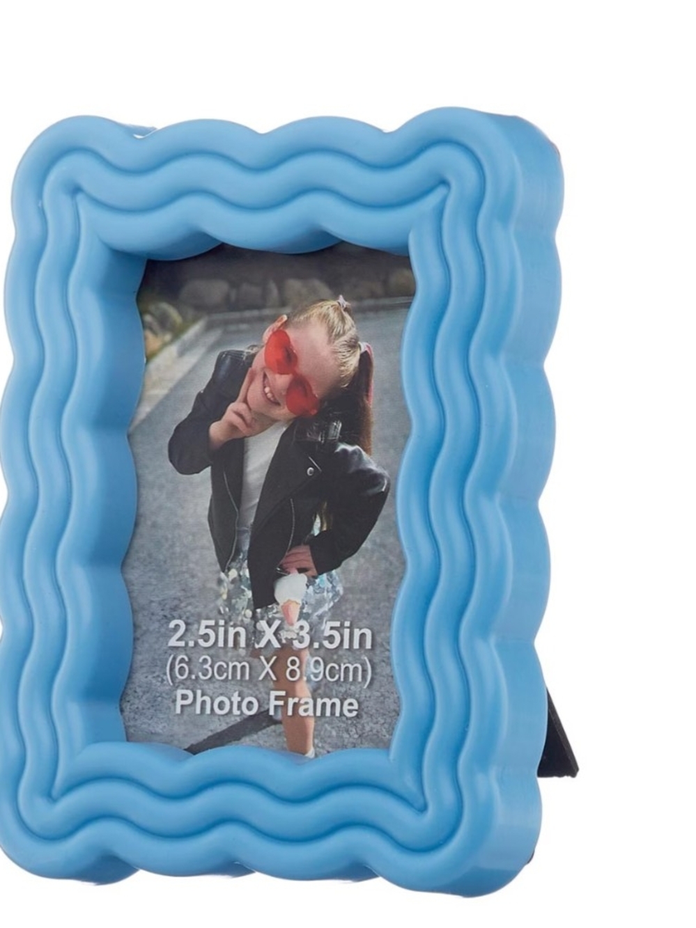 Blue Wavy Photo Frame - Home Accents